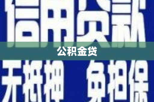 芦淞公积金贷