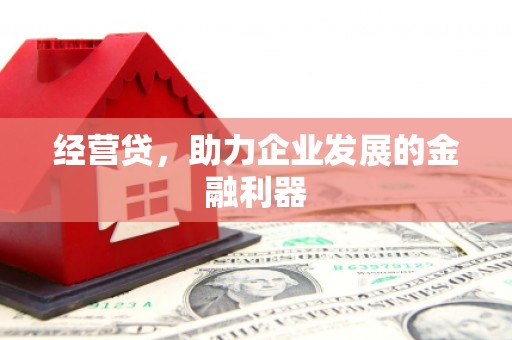 剑河经营贷，助力企业发展的金融利器