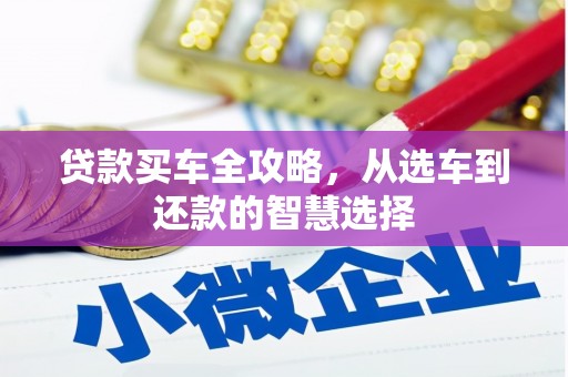 镇康贷款买车全攻略，从选车到还款的智慧选择