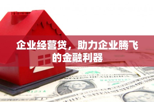 清镇企业经营贷，助力企业腾飞的金融利器