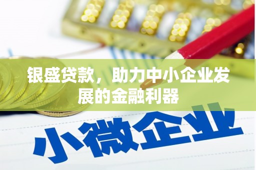 大甲银盛贷款，助力中小企业发展的金融利器