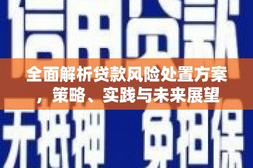 滦南全面解析贷款风险处置方案，策略、实践与未来展望