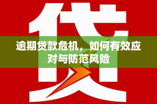 红古逾期贷款危机，如何有效应对与防范风险