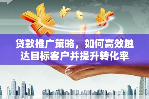 盐田贷款推广策略，如何高效触达目标客户并提升转化率