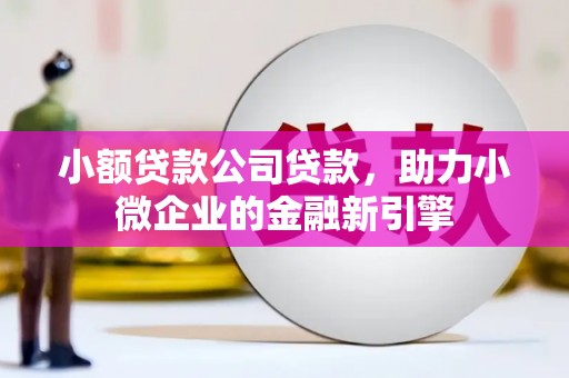 大朗小额贷款公司贷款，助力小微企业的金融新引擎