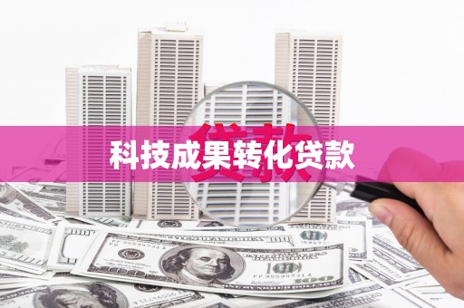 囊谦科技成果转化贷款