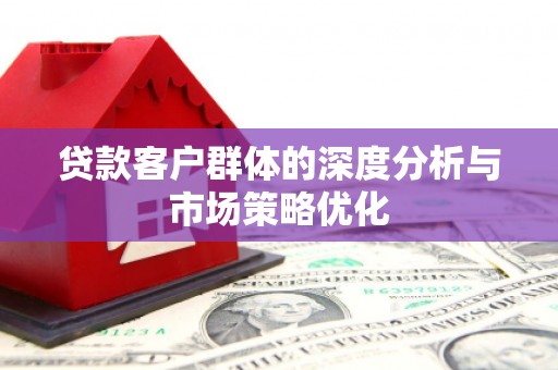 成华贷款客户群体的深度分析与市场策略优化