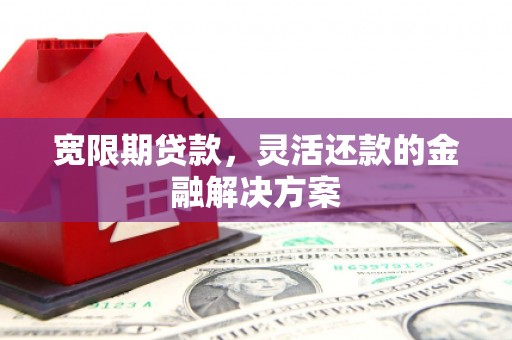 清新宽限期贷款，灵活还款的金融解决方案