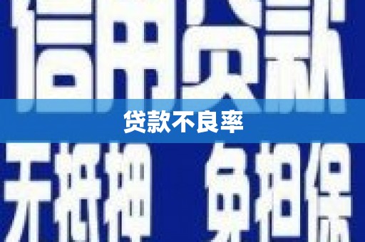 西螺贷款不良率