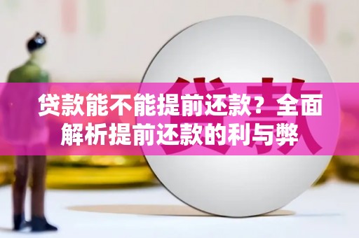 茶山贷款能不能提前还款？全面解析提前还款的利与弊