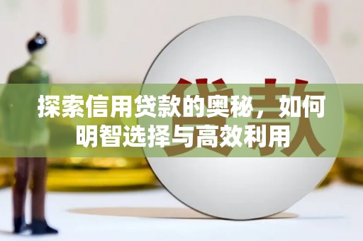 旌阳探索信用贷款的奥秘，如何明智选择与高效利用