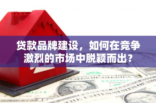 凤城贷款品牌建设，如何在竞争激烈的市场中脱颖而出？