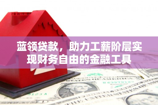 学甲蓝领贷款，助力工薪阶层实现财务自由的金融工具