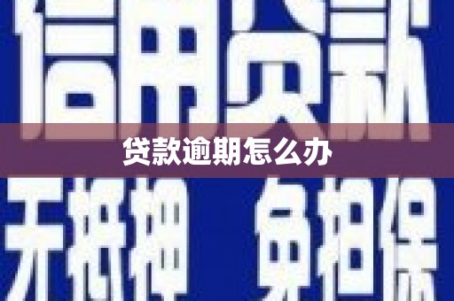 高县贷款逾期怎么办