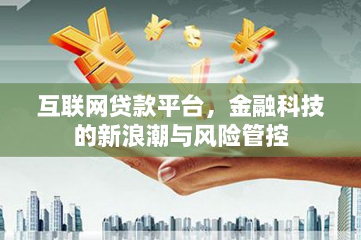 康县互联网贷款平台，金融科技的新浪潮与风险管控