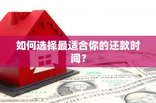 莱西如何选择最适合你的还款时间？
