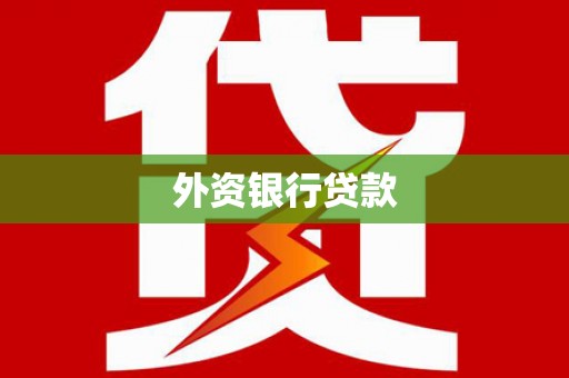 山东外资银行贷款