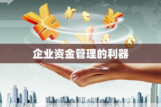 峨边企业资金管理的利器