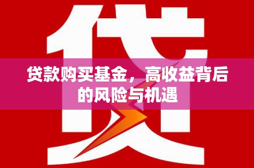 安定贷款购买基金，高收益背后的风险与机遇